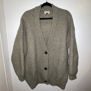 Women’s Oversized Button-Front Cardigan